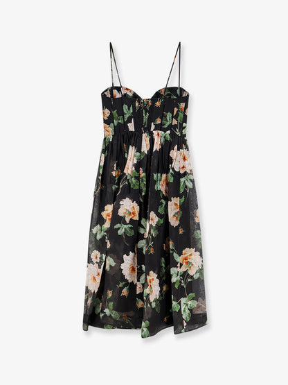 Luna Corset linen and silk dress thumbnail