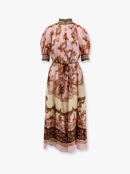 Aster Billow silk long dress thumbnail