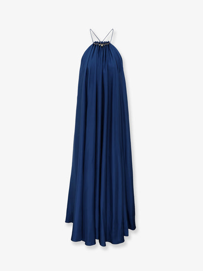 Aster long silk dress thumbnail