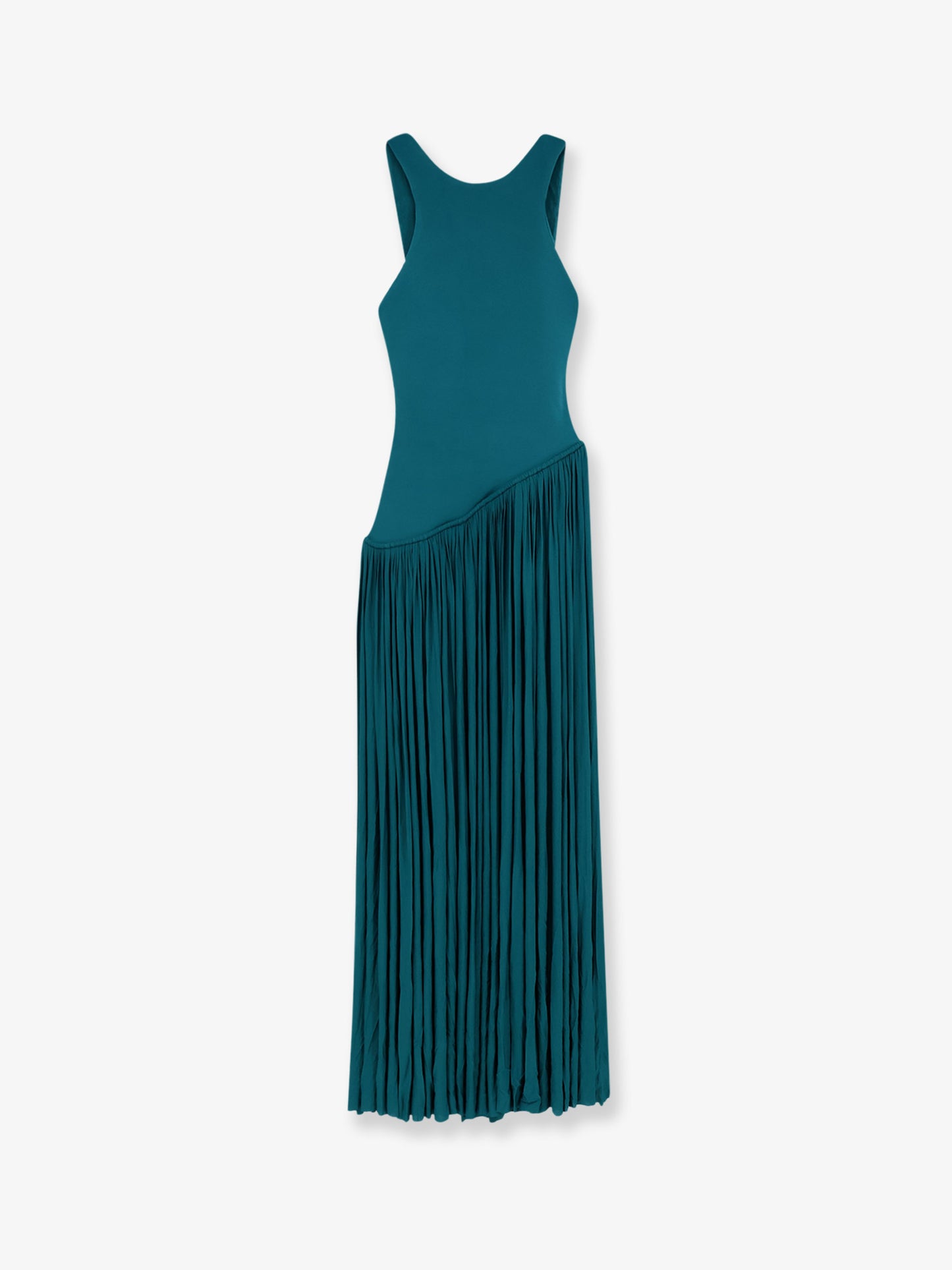 Luna asymmetric jersey dress