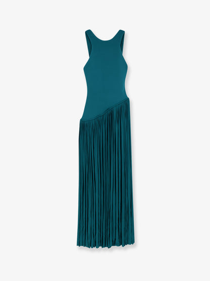 Luna asymmetric jersey dress thumbnail