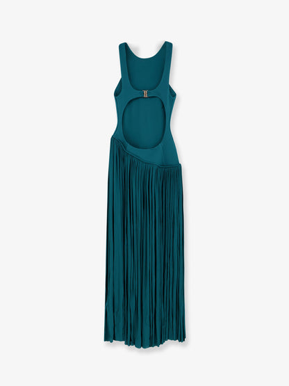 Luna asymmetric jersey dress thumbnail