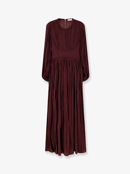 Luna Billow stretch viscose long dress thumbnail