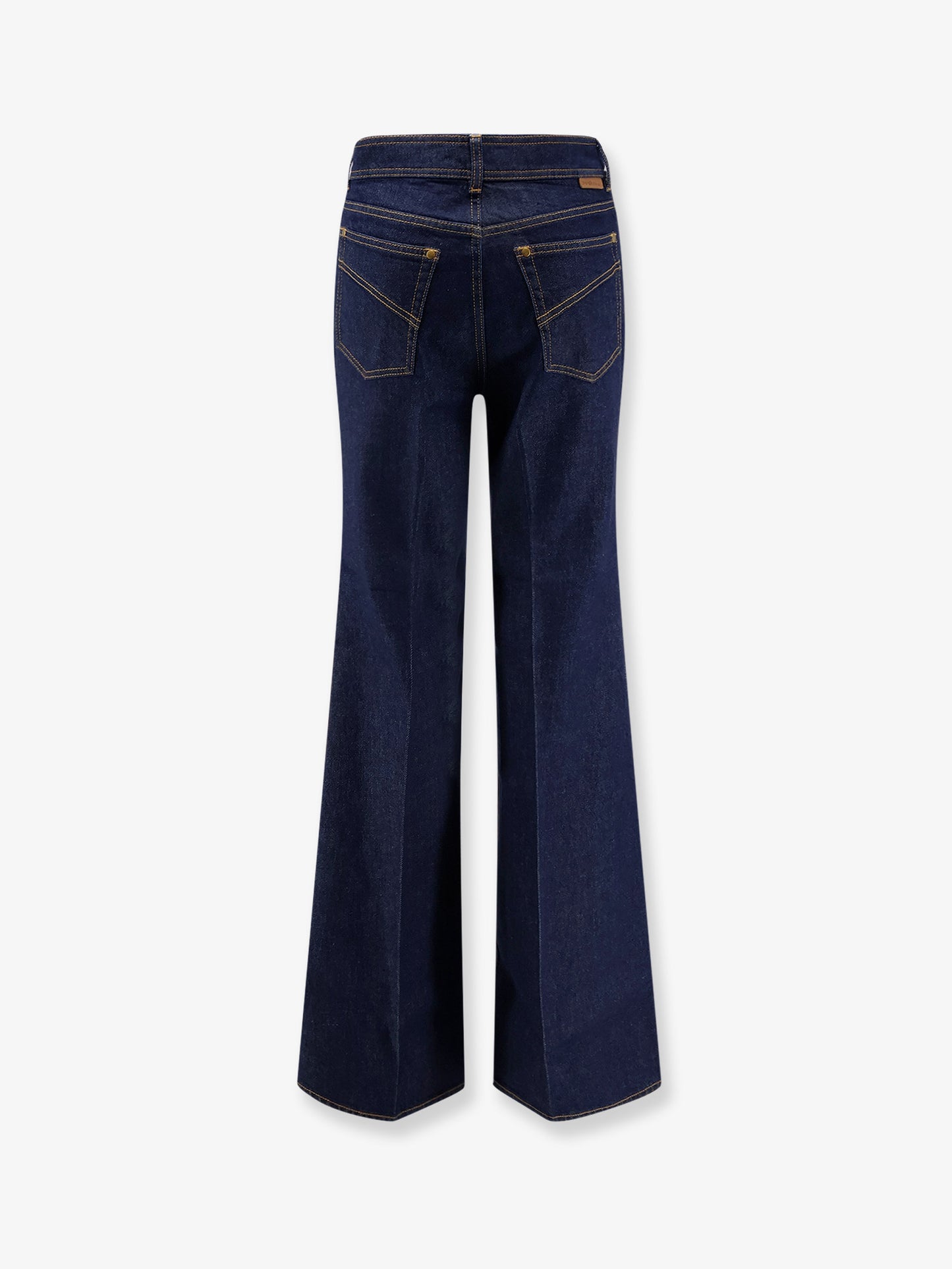 Cotton Denim Flare Jeans
