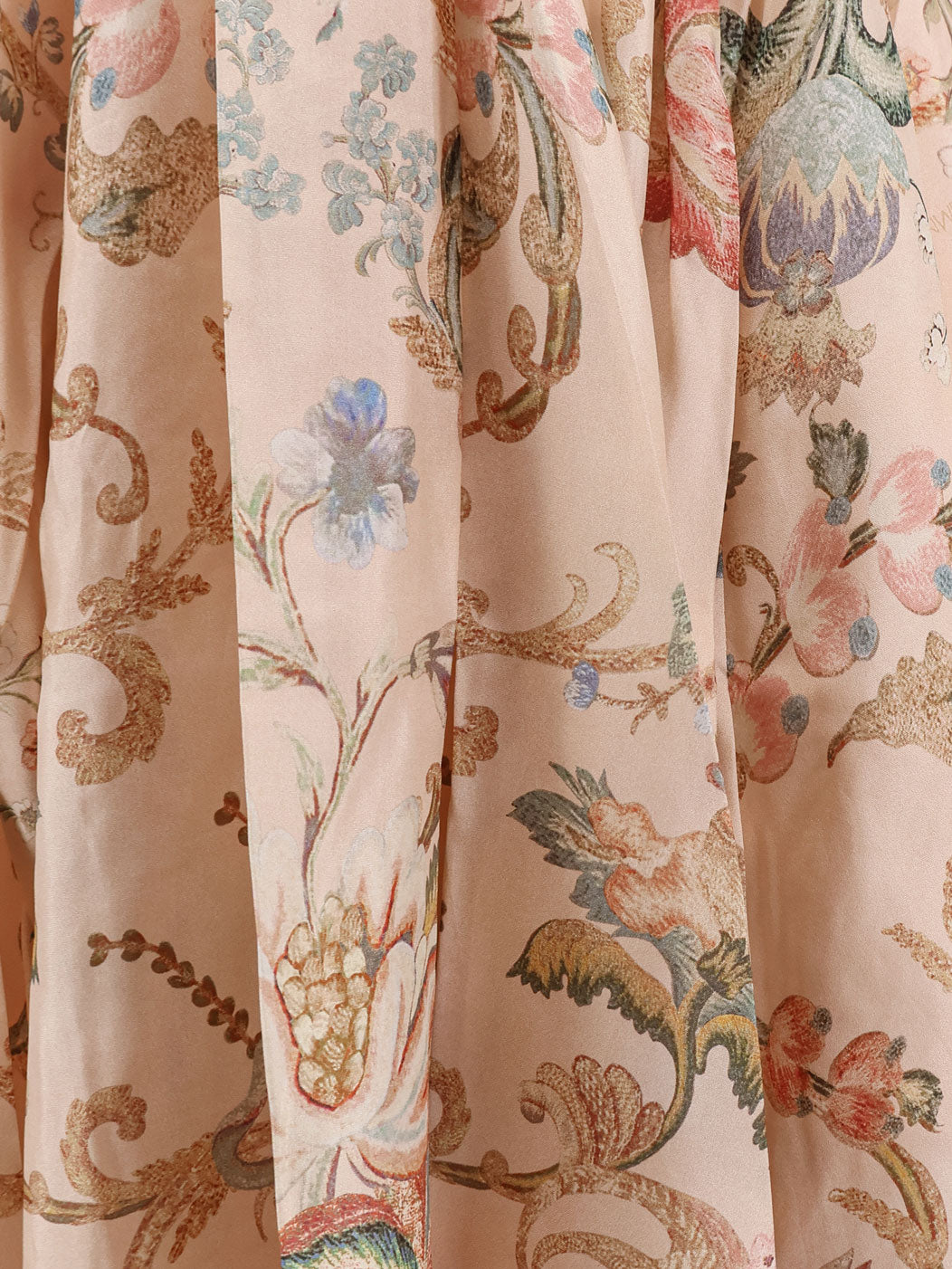 Roselight silk dress