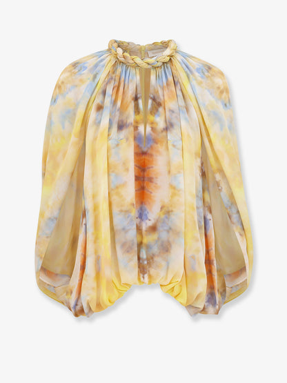 Alchemy Twist Billow silk top thumbnail