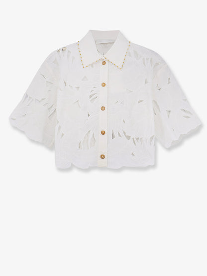 Mahon cotton shirt with all-over embroidery thumbnail