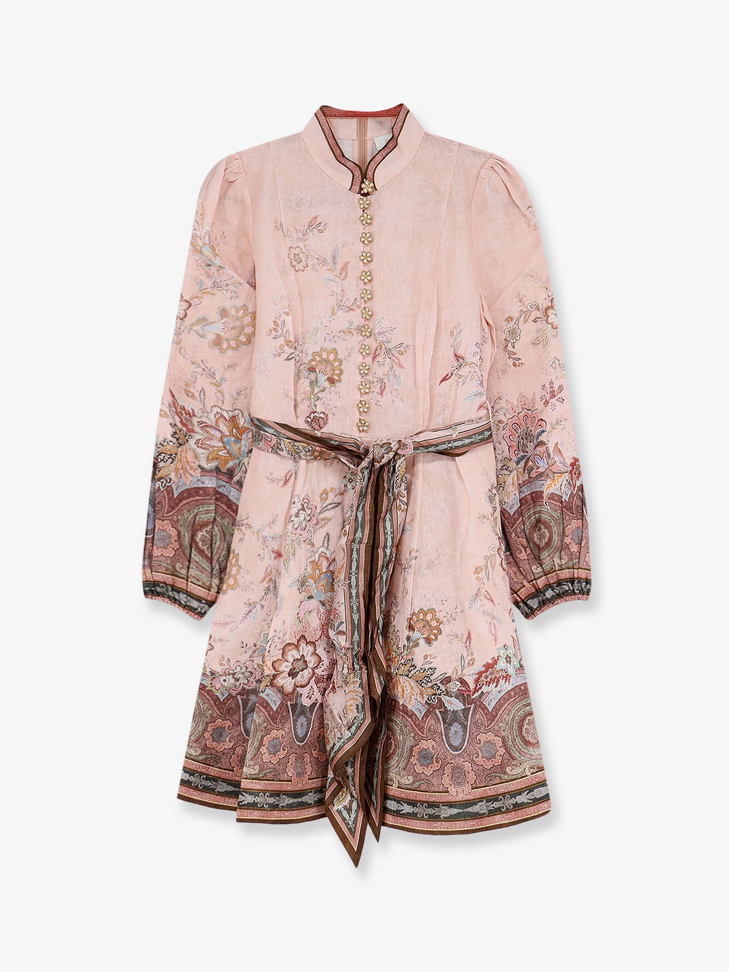 Alchemy linen dress with floral print