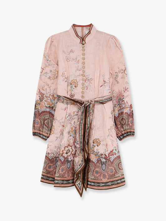 Alchemy linen dress with floral print