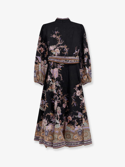 Luna Button linen dress thumbnail
