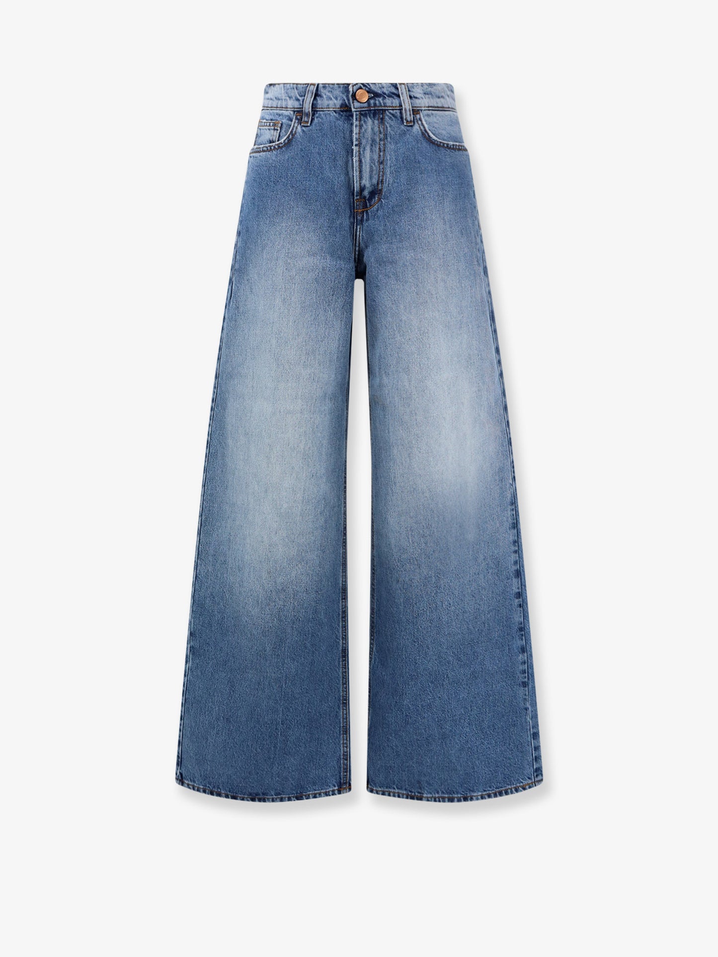 Blue denim jeans