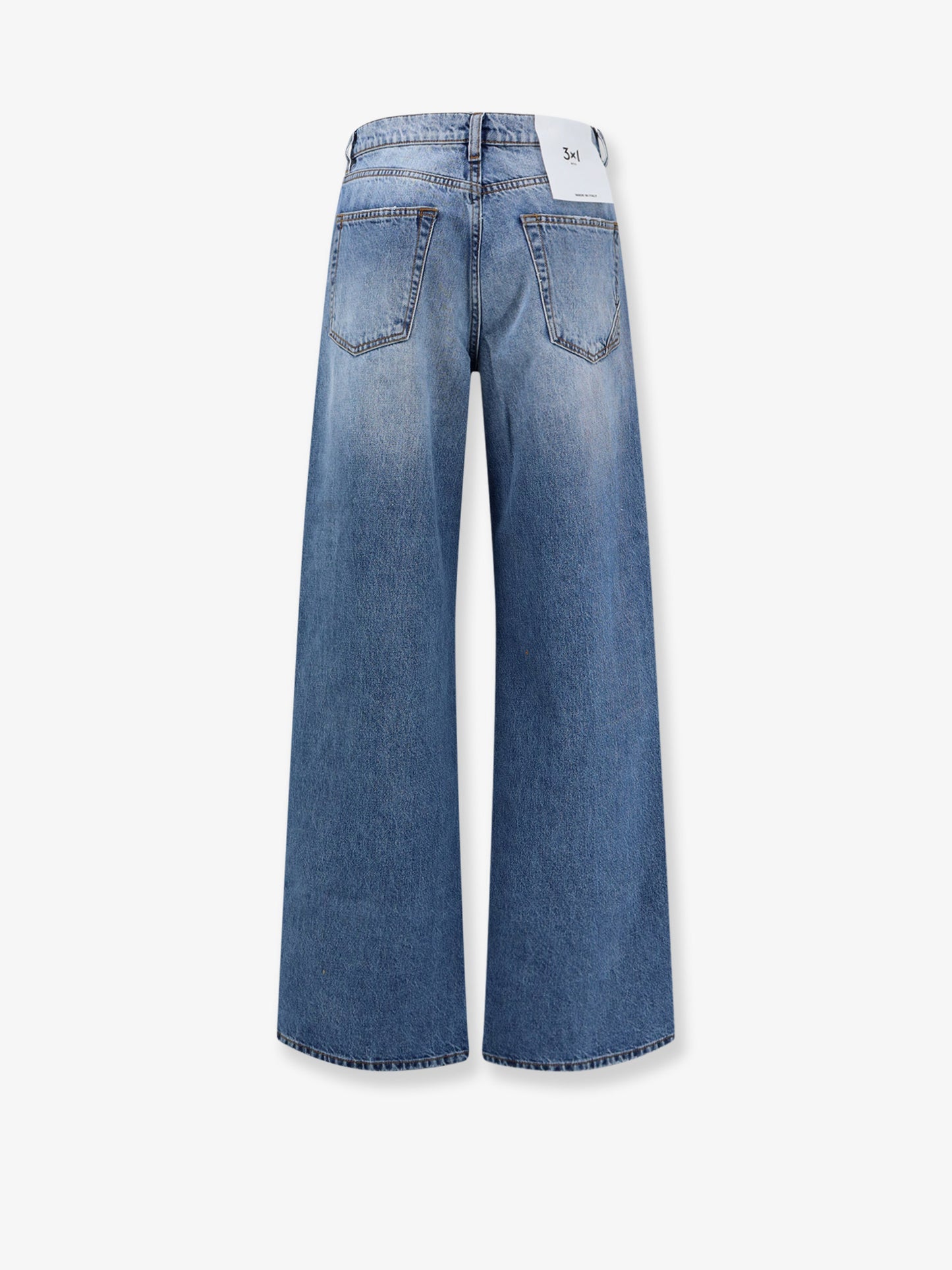 Blue denim jeans