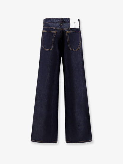 The Silk Kat Jeans with contrasting stitching thumbnail