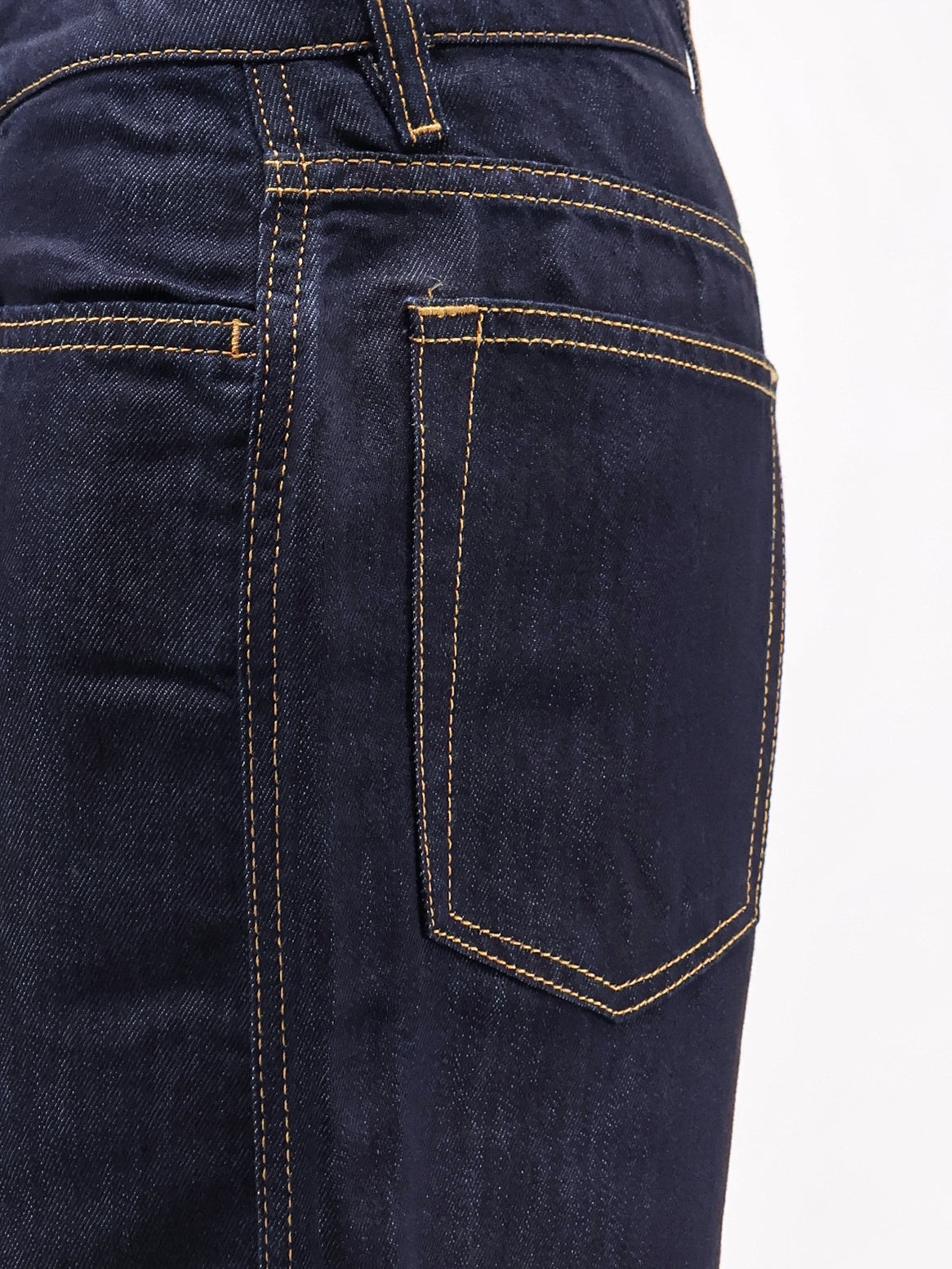 The Silk Kat Jeans with contrasting stitching