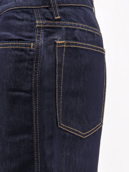 The Silk Kat Jeans with contrasting stitching thumbnail