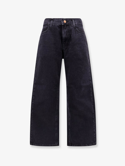 Aime black denim trousers thumbnail