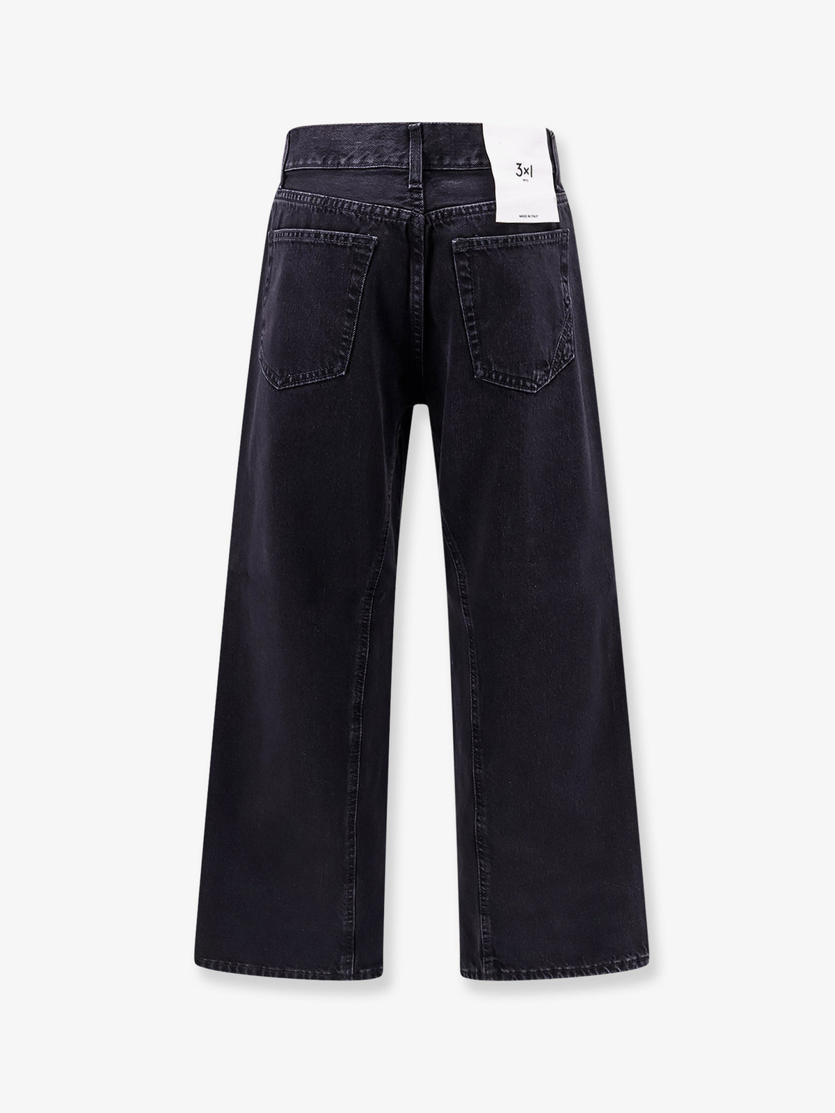 Aime black denim trousers