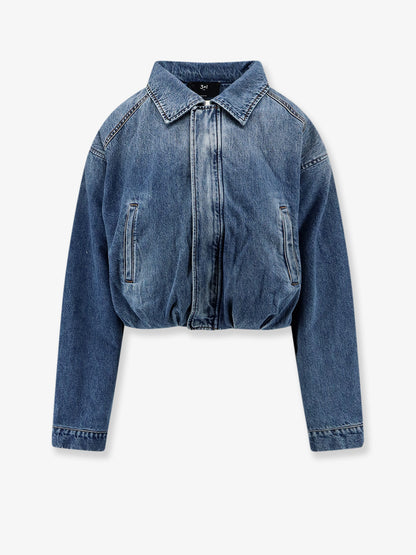 Amelia Folded Cotton denim jacket thumbnail