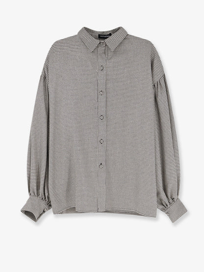 Pied-de-poule shirt with lurex effect thumbnail
