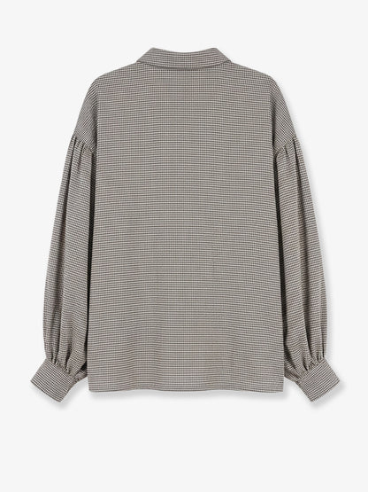 Pied-de-poule shirt with lurex effect thumbnail