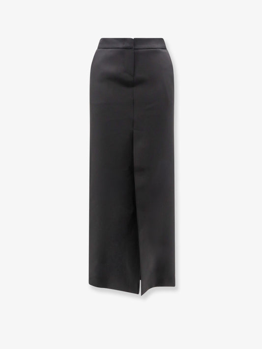 Satin pencil skirt