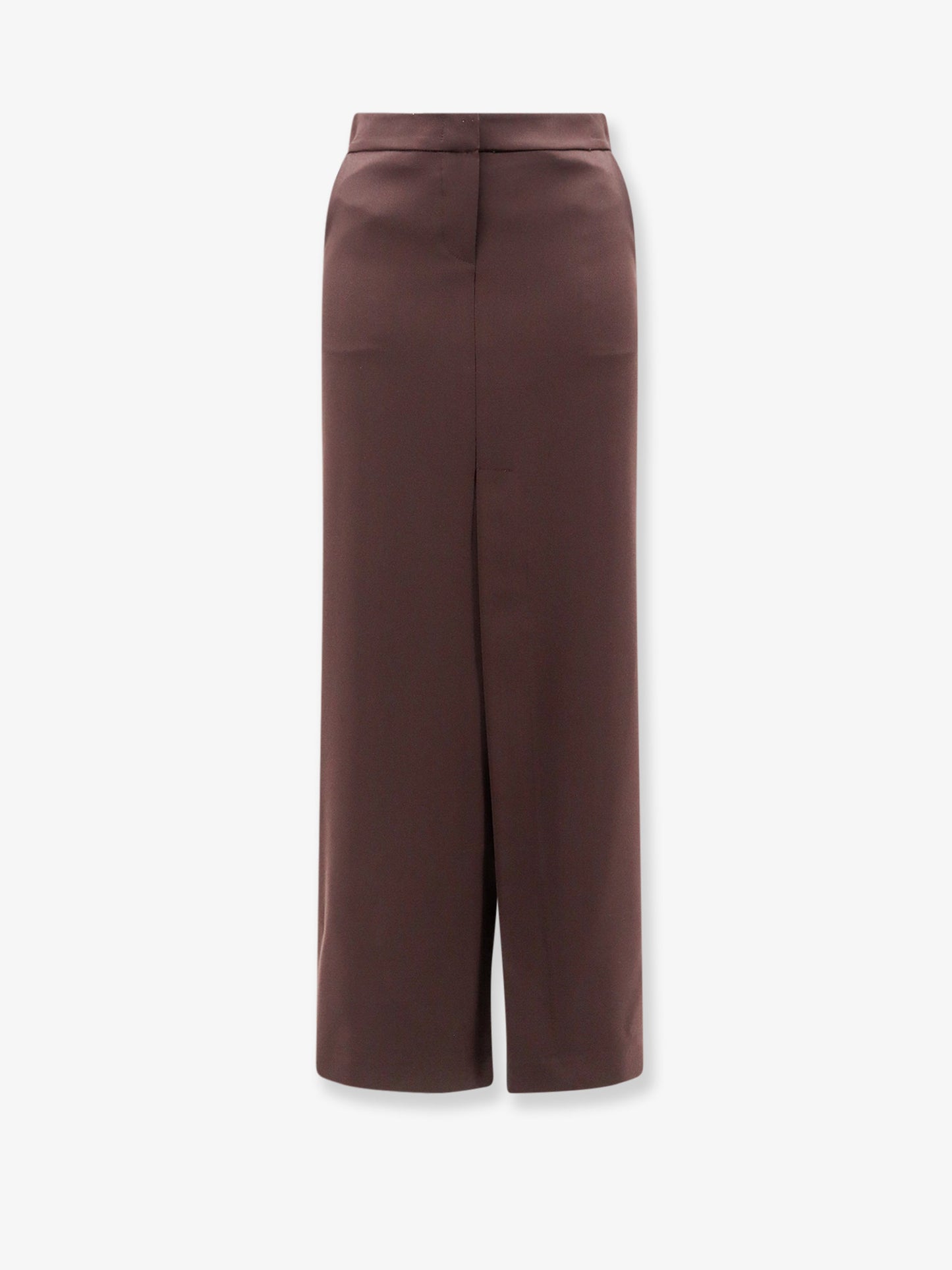 Satin pencil skirt