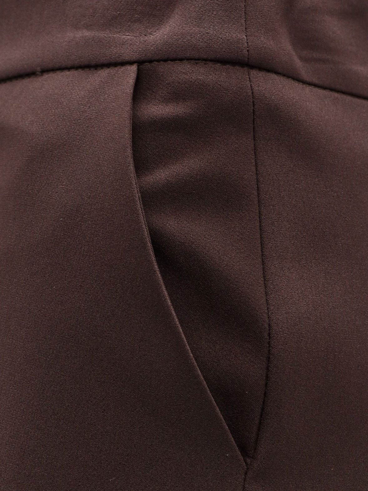 Satin pencil skirt