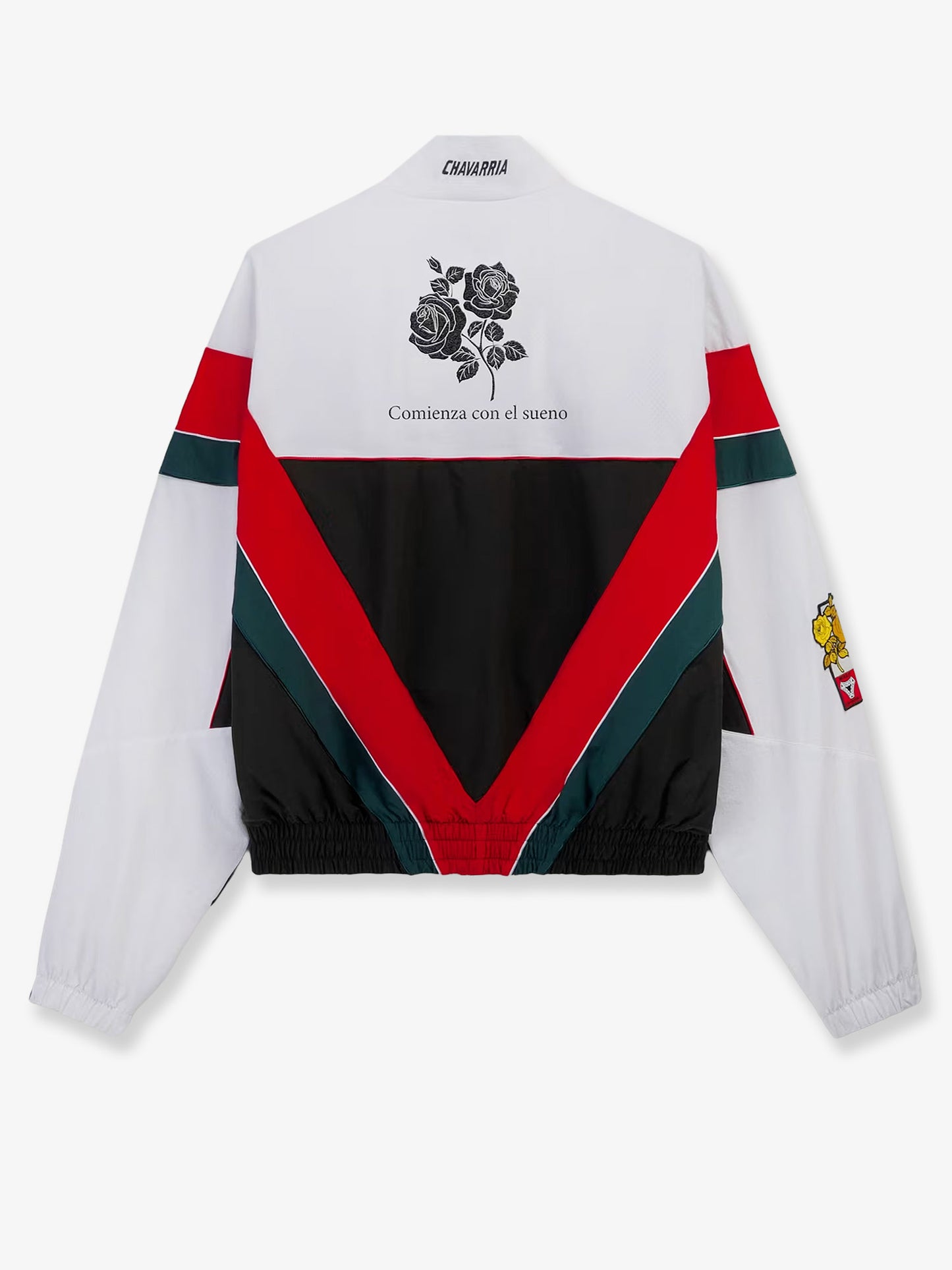 Woven recycled polyester jacket