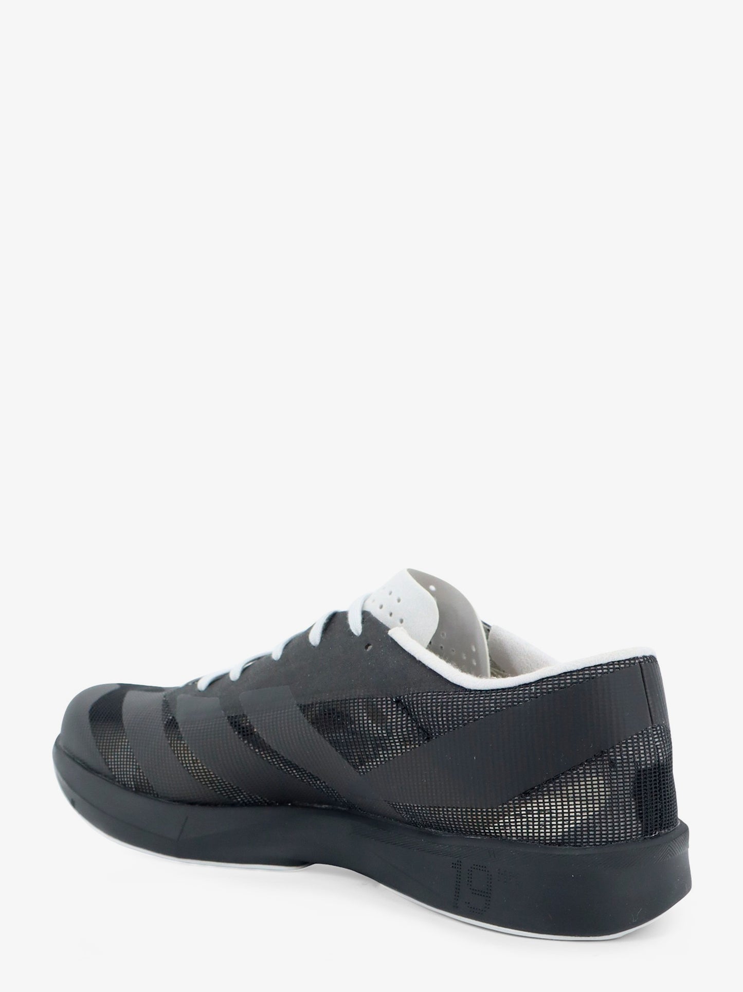 Sneakers in mesh con logo ricamato laterale