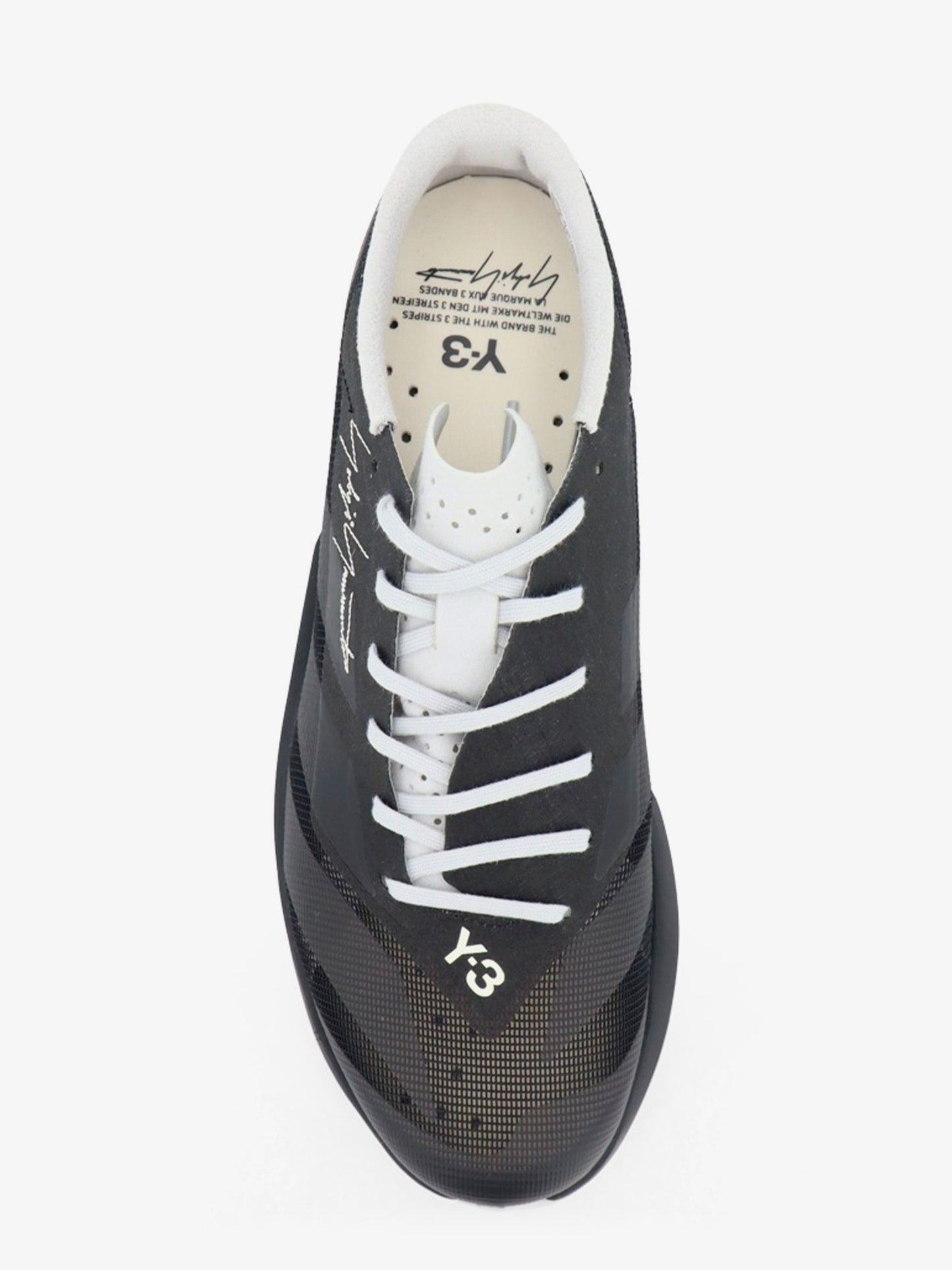 Sneakers in mesh con logo ricamato laterale
