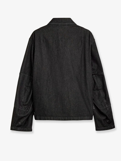 Giubbino in black denim thumbnail