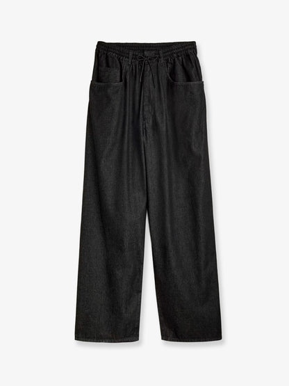 Pantaloni in black denim thumbnail