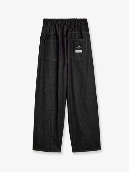 Pantaloni in black denim thumbnail
