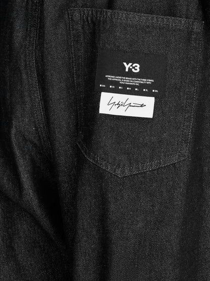 Pantaloni in black denim thumbnail