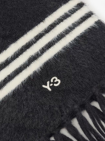 Recycled fabric scarf with logo thumbnail