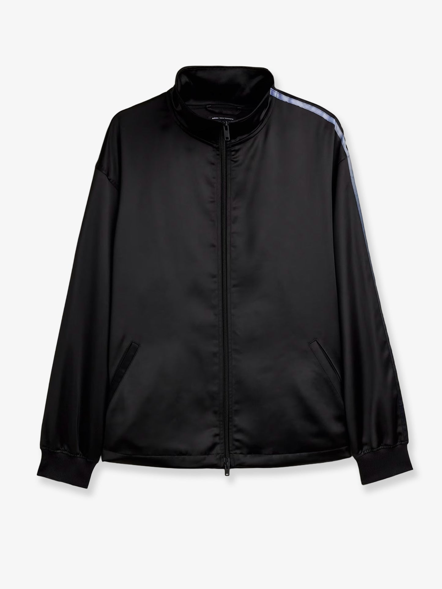 Technical fabric sweatshirt with iconic side stripes