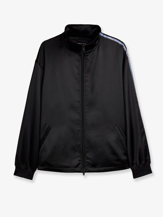 Technical fabric sweatshirt with iconic side stripes