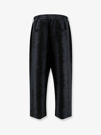 Oversize viscose, cotton and linen trousers thumbnail