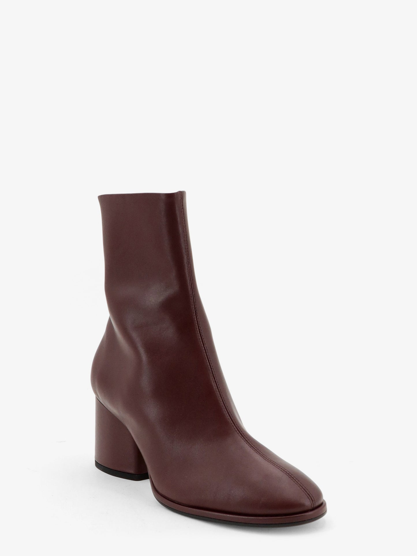 Leather ankle boots