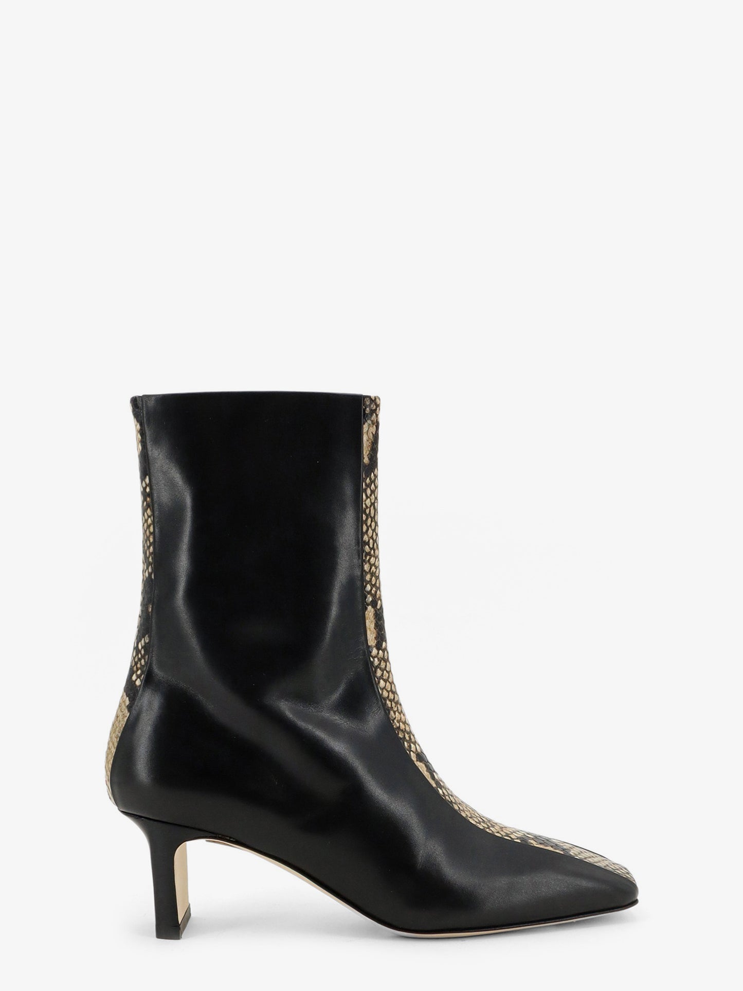 Leather ankle boots