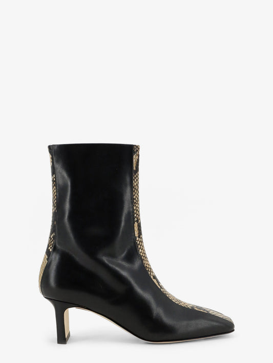 Leather ankle boots