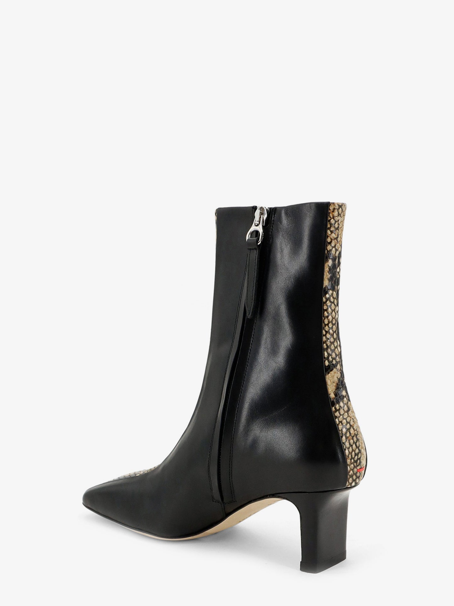 Leather ankle boots