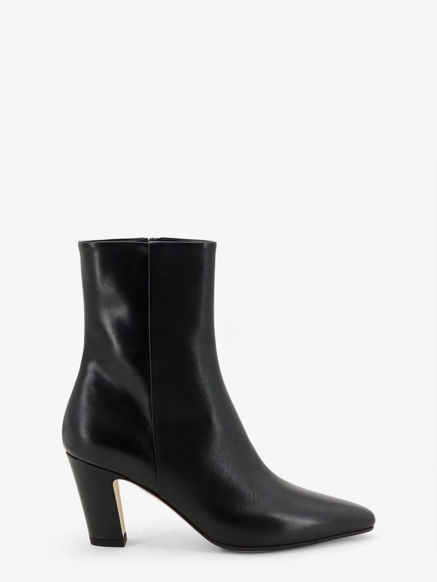 Leather ankle boots