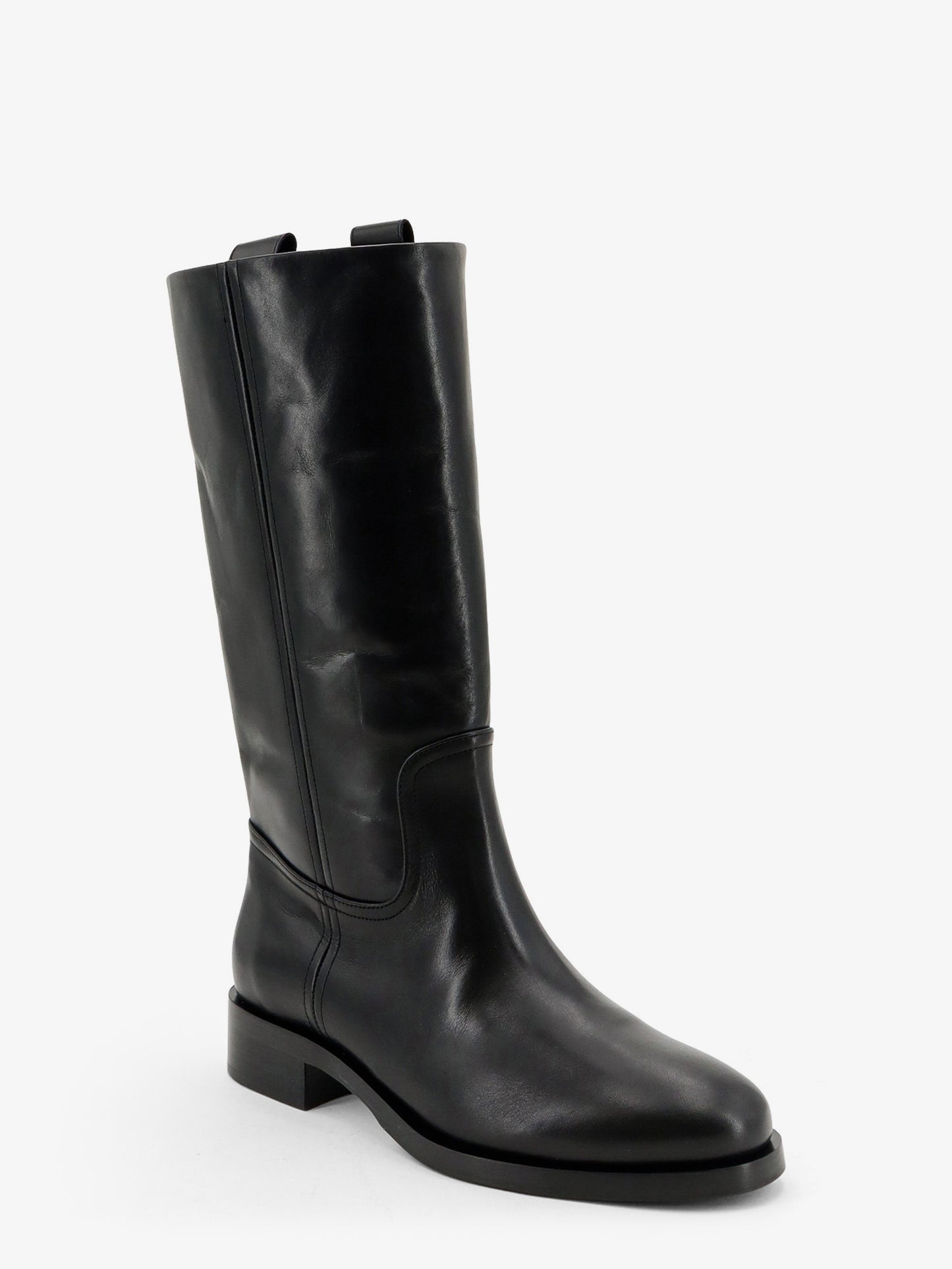 Leather boots