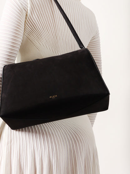 Le Bouledogue nubuck shoulder bag thumbnail