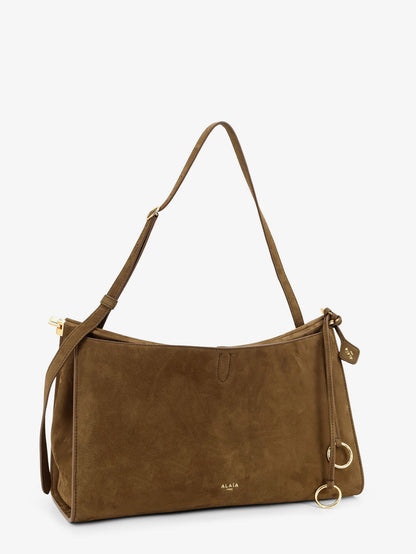 Borsa a spalla Le Click Pocket 35 in nabuk thumbnail
