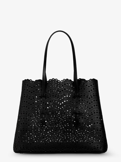 Mina 37 leather shoulder bag with Vienne motif thumbnail