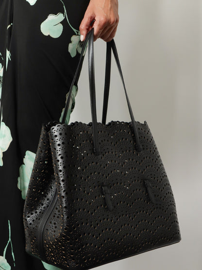 Mina 37 leather shoulder bag with Vienne motif thumbnail