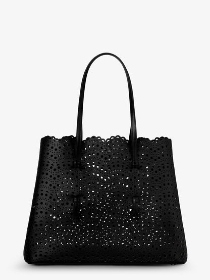 Mina 37 leather shoulder bag with Vienne motif thumbnail