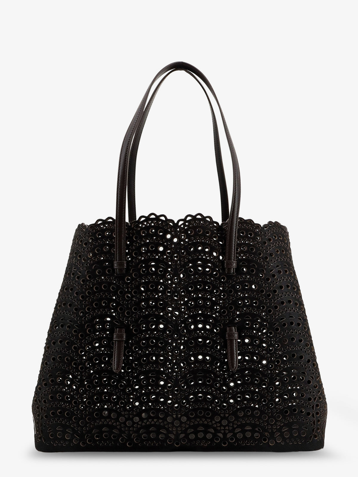 Mina hair-calf handbag